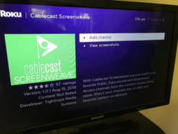 CableCast Screen